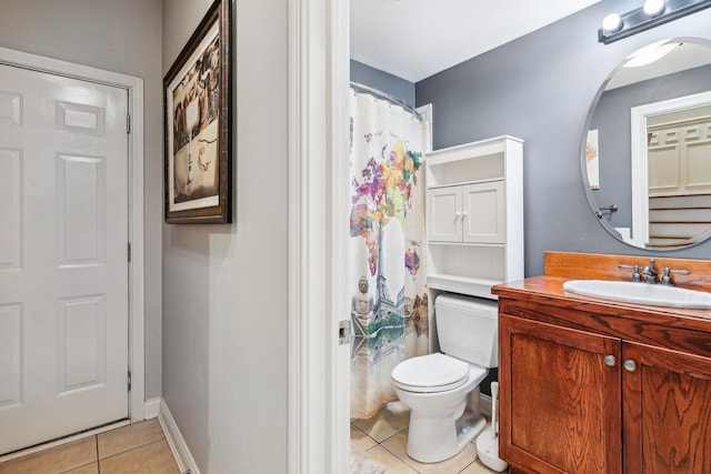 214 Clifton Ave, Newport, KY 41071 - full bathroom featuring tile patterned floors, toilet, and vanity