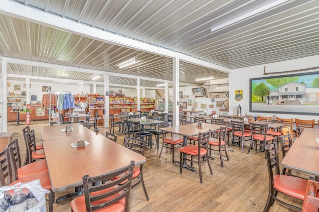 7595 Willow Lenoxburg Rd, Foster, KY 41043 - dining room featuring hardwood / wood-style flooring