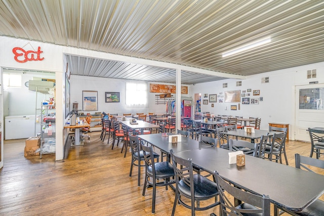 7595 Willow Lenoxburg Rd, Foster, KY 41043 - dining room featuring wood finished floors