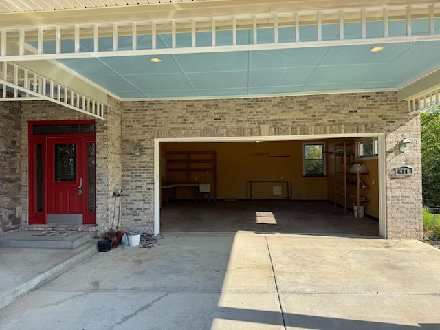 410 Links View Dr, Butler, KY 41006 - garage with driveway and a carport