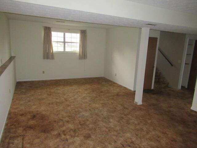 1101 Plateau St, Elsmere, KY 41018 - below grade area with carpet flooring and stairs