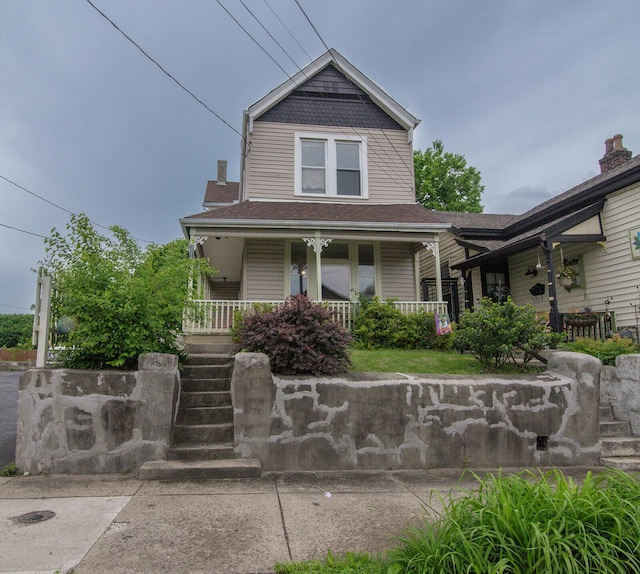 3213 Decoursey Ave, Covington, KY 41015 - victorian house featuring covered porch and a shingled roof