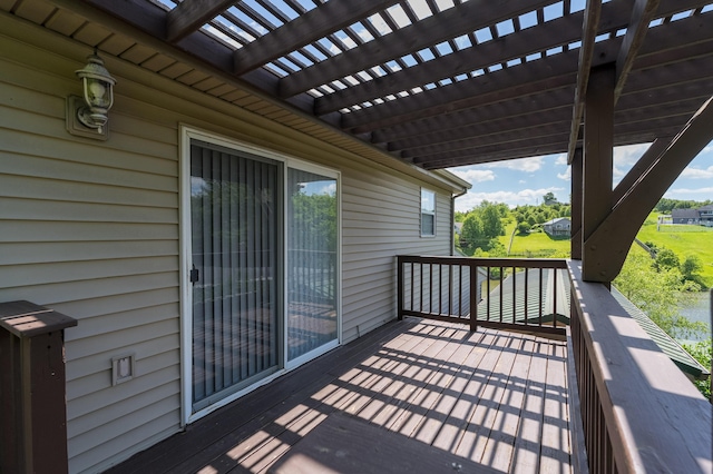 335 Fernwood Dr, Williamstown, KY 41097 - wooden terrace with a pergola