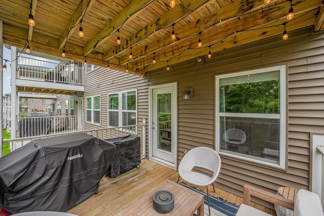 2263 Piazza Rdg, Covington, KY 41017 - wooden deck featuring grilling area