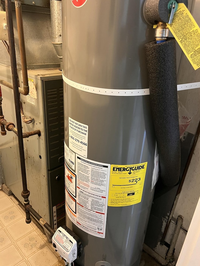 utilities with gas water heater