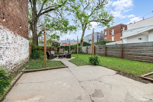810 Saratoga St, Newport, KY 41071 - view of patio with outdoor lounge area and a residential view