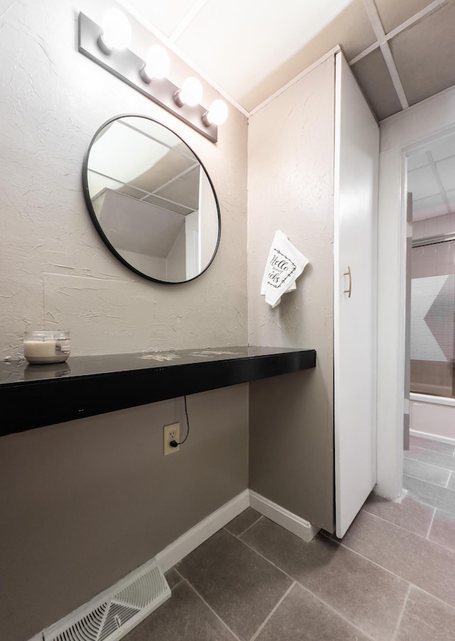 1101 Mckinney Ave, Dayton, KY 41074 - bathroom with baseboards and tile patterned floors