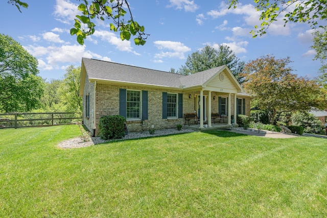 37 Pinhook Pl, Crittenden, KY 41030 - ranch-style home with brick siding and roof with shingles