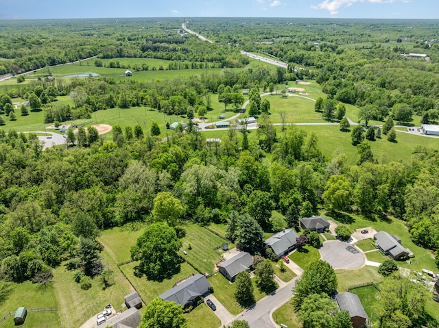 37 Pinhook Pl, Crittenden, KY 41030 - aerial view of a heavily wooded area