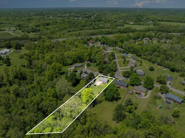 37 Pinhook Pl, Crittenden, KY 41030 - aerial overview of property's location with a forest and property boundaries highlighted