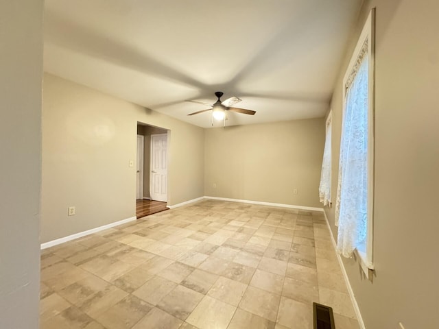 1317 Brook Ct, Erlanger, KY 41018 - empty room with ceiling fan and baseboards
