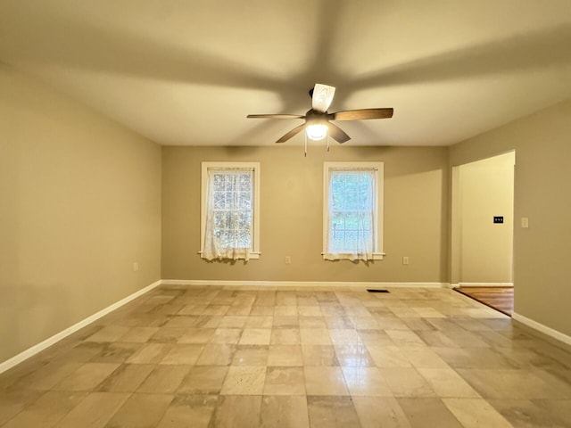1317 Brook Ct, Erlanger, KY 41018 - unfurnished room with a ceiling fan and baseboards