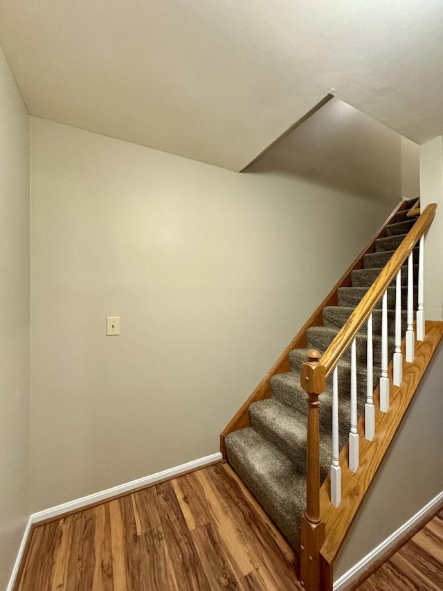 1317 Brook Ct, Erlanger, KY 41018 - stairs with wood finished floors and baseboards
