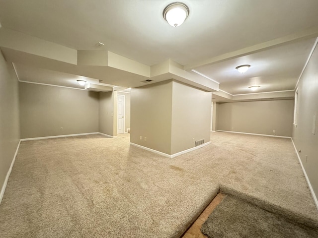 1317 Brook Ct, Erlanger, KY 41018 - finished basement featuring carpet and baseboards