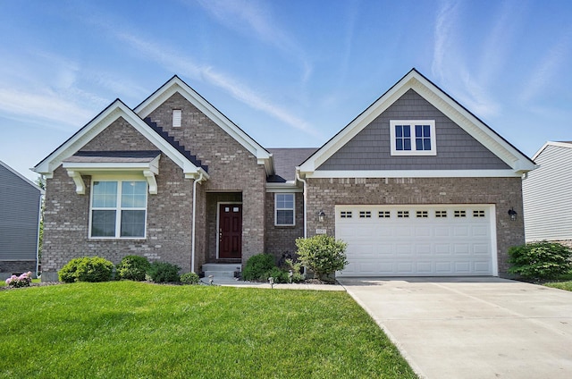 8042 Arcadia Blvd, Alexandria, KY 41001 - craftsman house with a front yard and concrete driveway