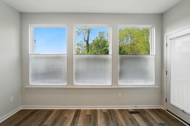 8042 Arcadia Blvd, Alexandria, KY 41001 - spare room with dark wood-style flooring, healthy amount of natural light, and baseboards