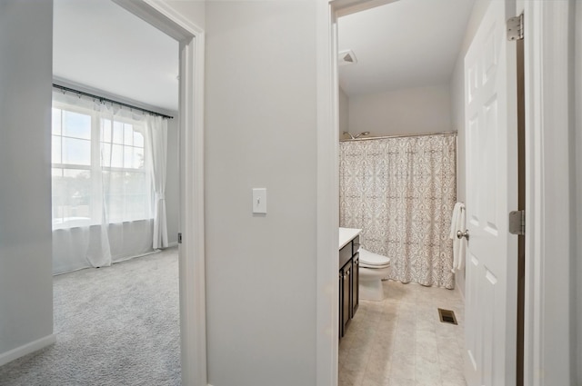 8042 Arcadia Blvd, Alexandria, KY 41001 - full bath featuring toilet, vanity, and a shower with curtain