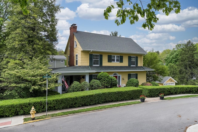 69 Linden Ave, Fort Thomas, KY 41075 - view of front of home featuring a chimney and a shingled roof