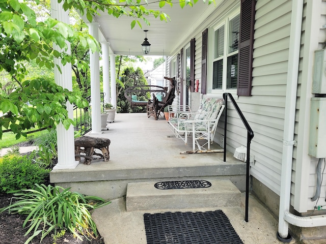 107 Timberlake Ave, Erlanger, KY 41018 - view of patio featuring covered porch