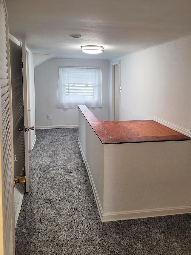 107 Timberlake Ave, Erlanger, KY 41018 - corridor with dark colored carpet and baseboards
