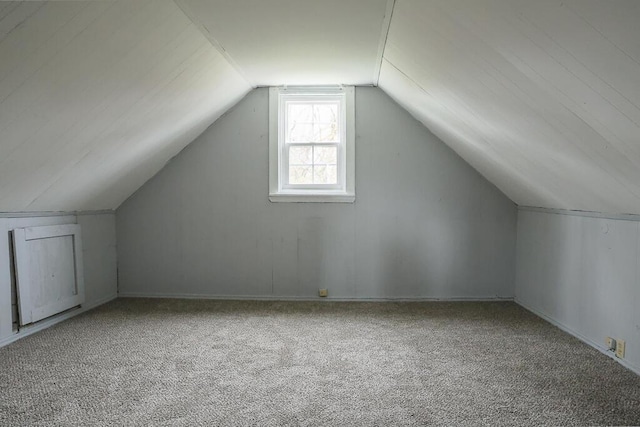 408 Florence Ct, Elsmere, KY 41018 - additional living space with carpet and vaulted ceiling