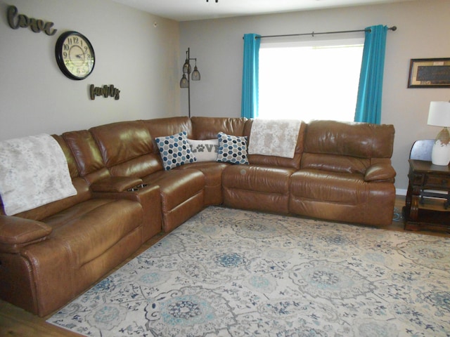 view of living area