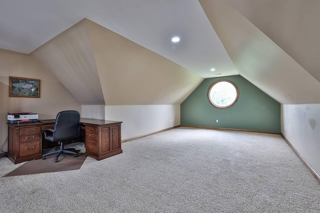 9015 Washington Trace Rd, California, KY 41007 - unfurnished office featuring carpet and lofted ceiling