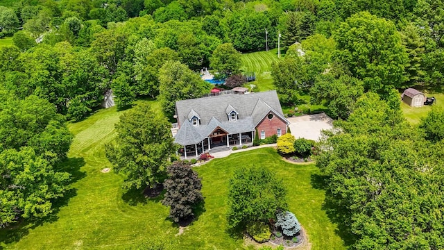 9015 Washington Trace Rd, California, KY 41007 - aerial view of property and surrounding area