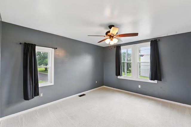 17 Harrison Ave, Bellevue, KY 41073 - spare room with carpet flooring, ceiling fan, and baseboards