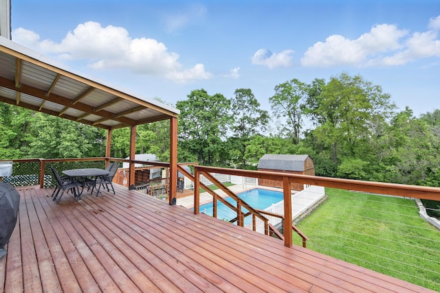 17 Harrison Ave, Bellevue, KY 41073 - deck featuring a lawn and outdoor dining area