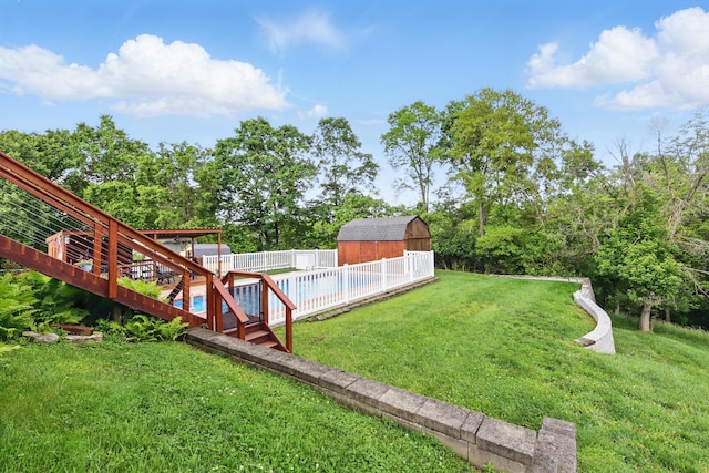 17 Harrison Ave, Bellevue, KY 41073 - view of yard with a wooden deck and view of wooded area