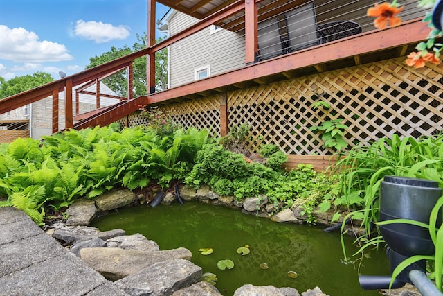 17 Harrison Ave, Bellevue, KY 41073 - view of side of property featuring a small pond