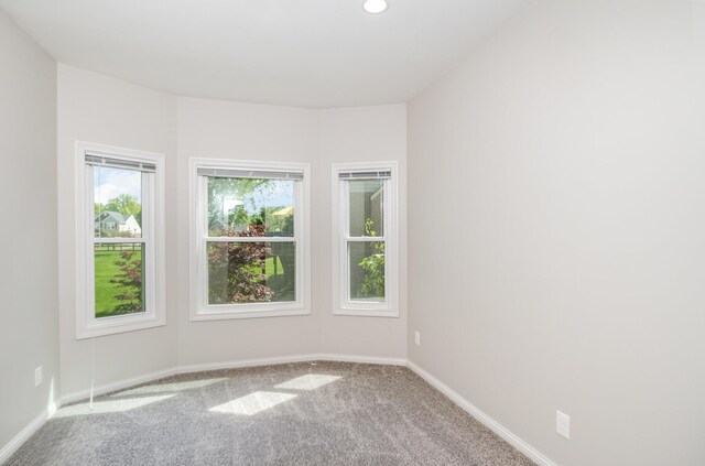 1169 Appomattox Dr, Florence, KY 41042 - carpeted spare room featuring baseboards and recessed lighting