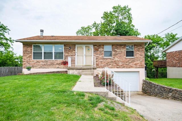 2220 Genevieve Ln, Covington, KY 41011 - ranch-style home featuring driveway, a garage, and brick siding
