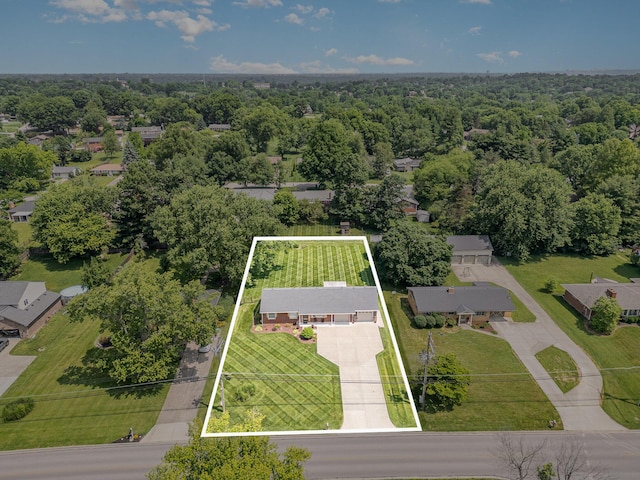 2534 Buttermilk Pike, Fort Mitchell, KY 41017 - aerial view of property's location with property boundaries highlighted