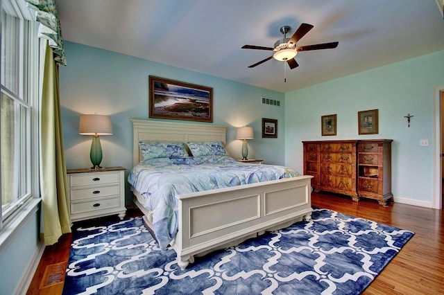 3257 Ivy Ridge Dr, Taylor Mill, KY 41015 - bedroom featuring wood finished floors, baseboards, and a ceiling fan