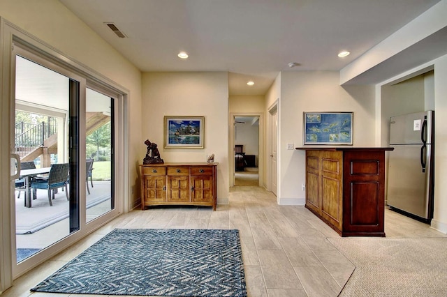 3257 Ivy Ridge Dr, Taylor Mill, KY 41015 - corridor featuring recessed lighting, baseboards, and light wood finished floors