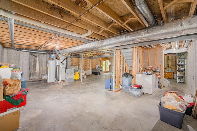 8 Whispering Woods Ln, Alexandria, KY 41001 - unfinished below grade area featuring water heater and heating unit
