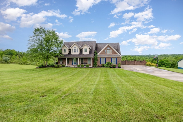 14492 Stephenson Rd, Morning View, KY 41063 - view of front of property featuring a porch and a front lawn