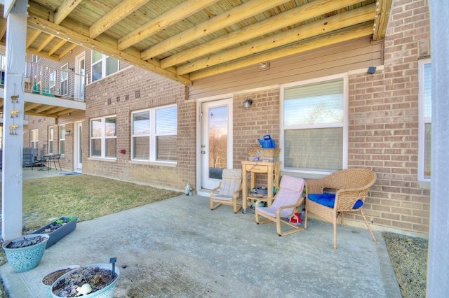 2422 Arezzo St, Covington, KY 41017 - view of patio featuring a balcony