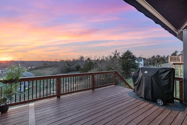 10988 Dairybarn Ln, Alexandria, KY 41001 - wooden deck with grilling area