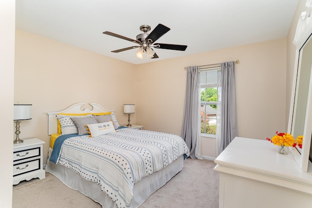 1051 Apple Blossom Dr, Florence, KY 41042 - bedroom featuring carpet floors, a ceiling fan, and baseboards