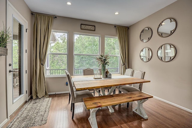 1514 Twinridge Way, Independence, KY 41051 - dining space with light wood-style floors, recessed lighting, and baseboards