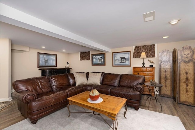 871 Bristow Rd, Independence, KY 41051 - living room with wood finished floors and recessed lighting