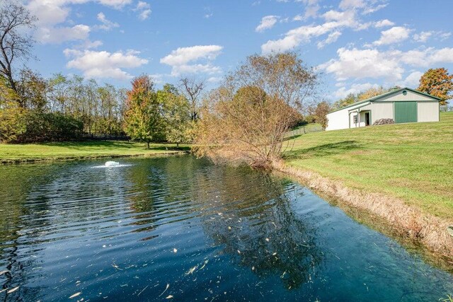 871 Bristow Rd, Independence, KY 41051 - water view featuring an outbuilding