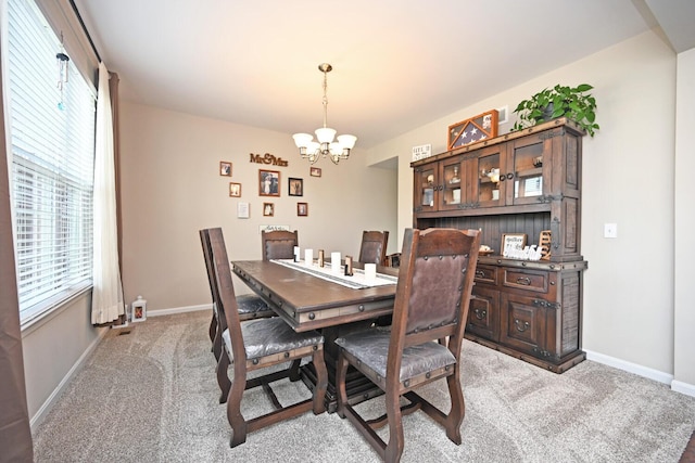 10113 Lapalco Ct, Union, KY 41091 - carpeted dining room with a chandelier and baseboards