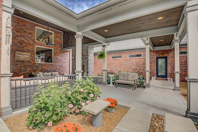 3270 Ballantree Way, Verona, KY 41092 - porch featuring an outdoor hangout area