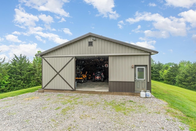 1019 Fisher Rd, Foster, KY 41043 - view of pole building with a lawn