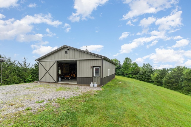 1019 Fisher Rd, Foster, KY 41043 - view of pole building with a yard