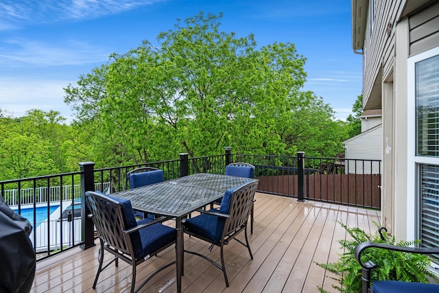 21 Laurel Ridge Dr, Alexandria, KY 41001 - wooden terrace featuring outdoor dining space